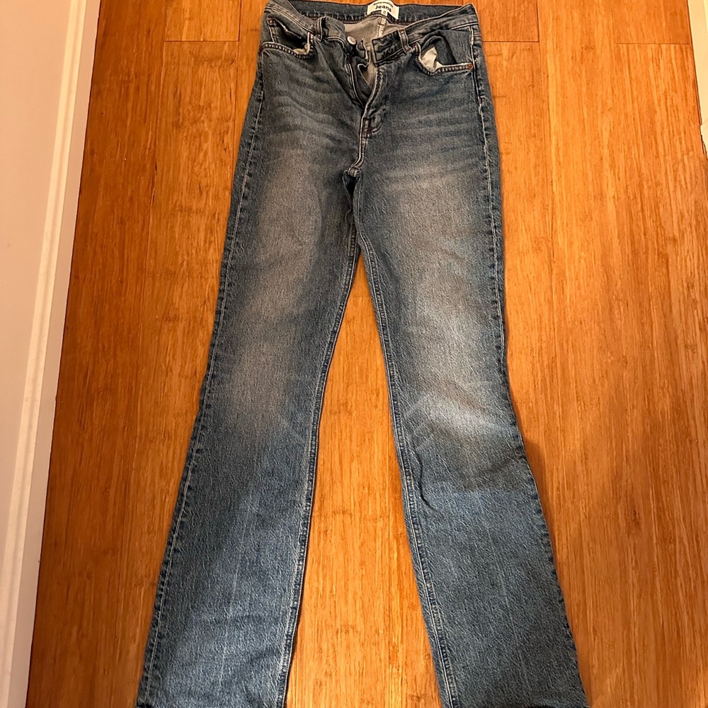 Reformation bootcut jeans